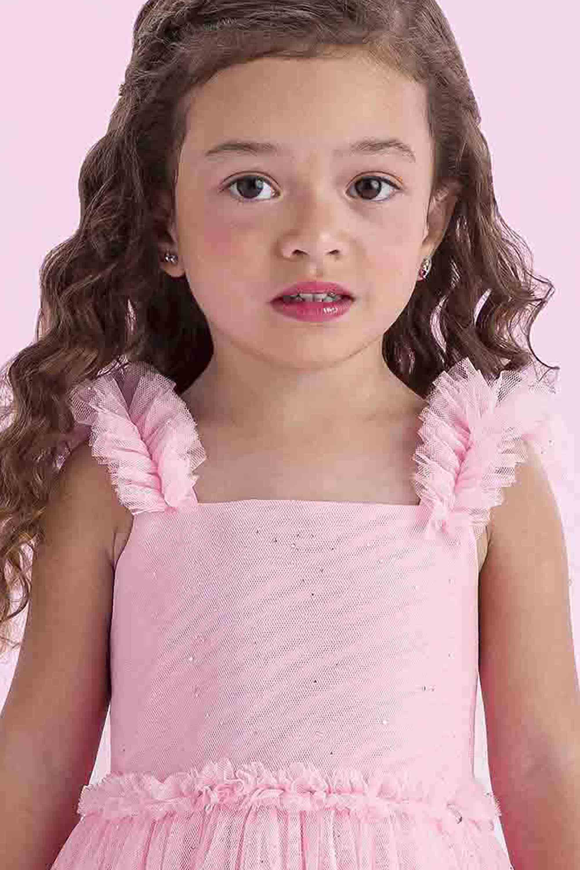 Vestido Rosa Chiclete Petit Cherie