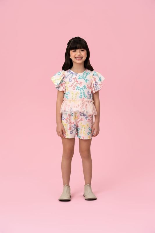 Conjunto Infantil Color Laços Mon Sucré