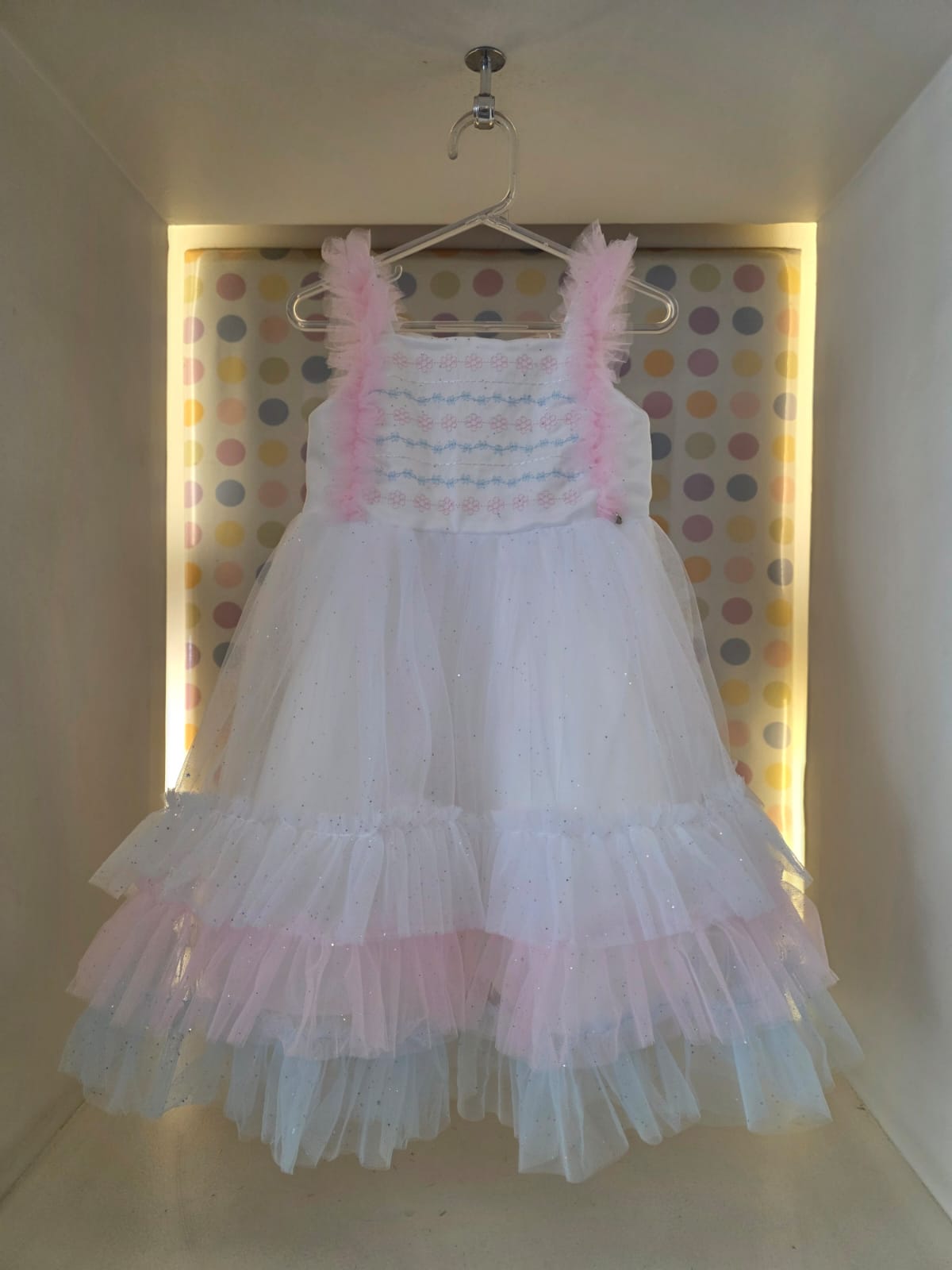Vestido Infantil Festa Tule Petit Cherie