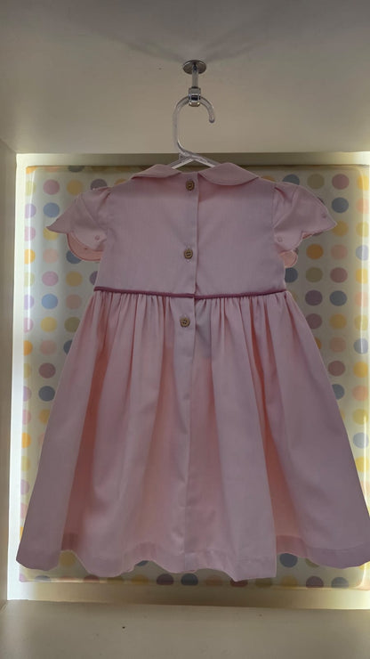 Vestido Bebê Luna Rosa Buá
