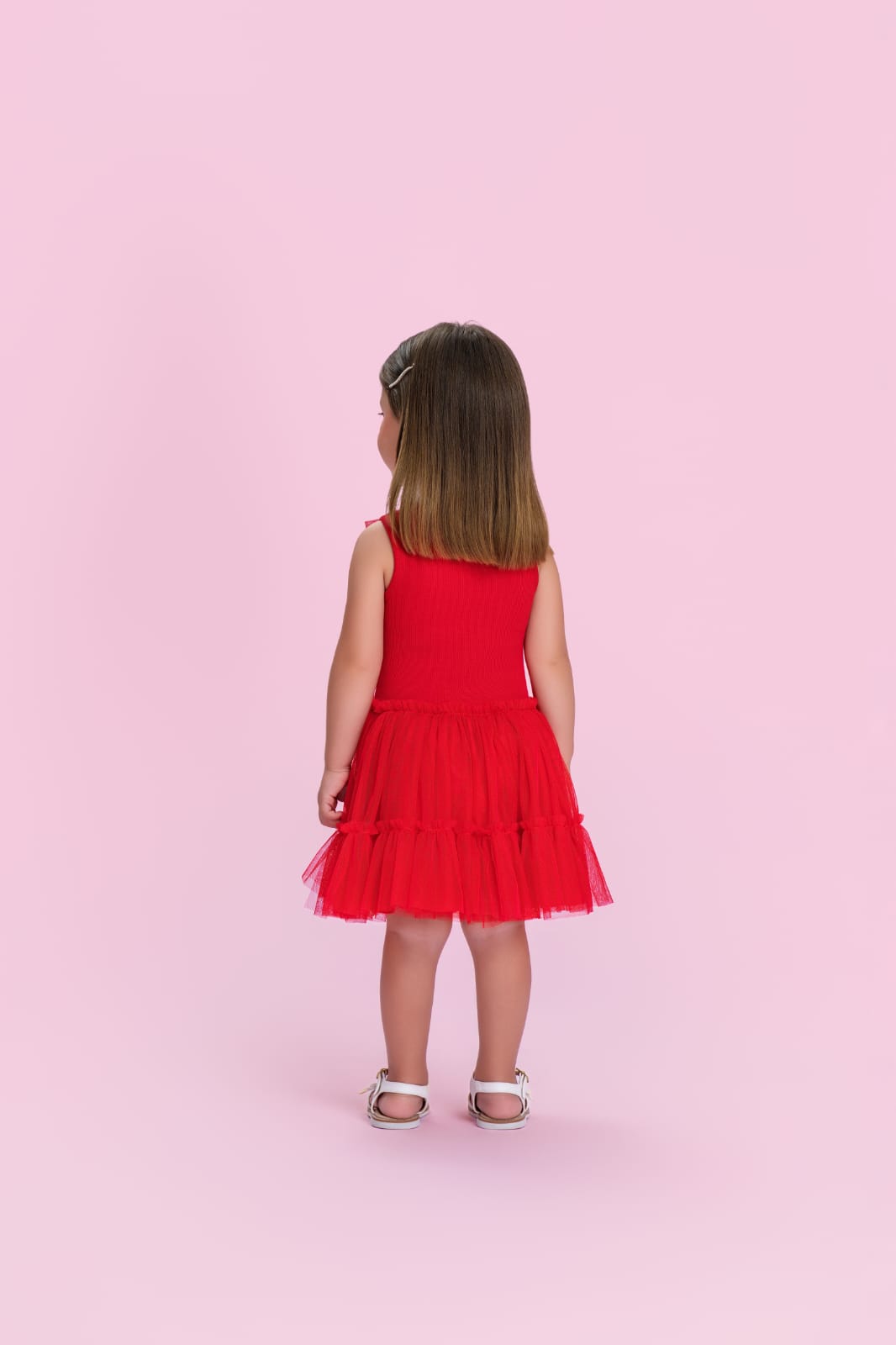 Vestido Infantil Vermelho Petit Cherie