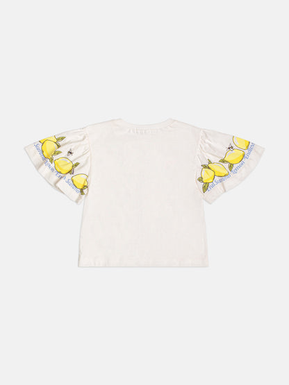 Conjunto Infantil Menina Off Limão Momi