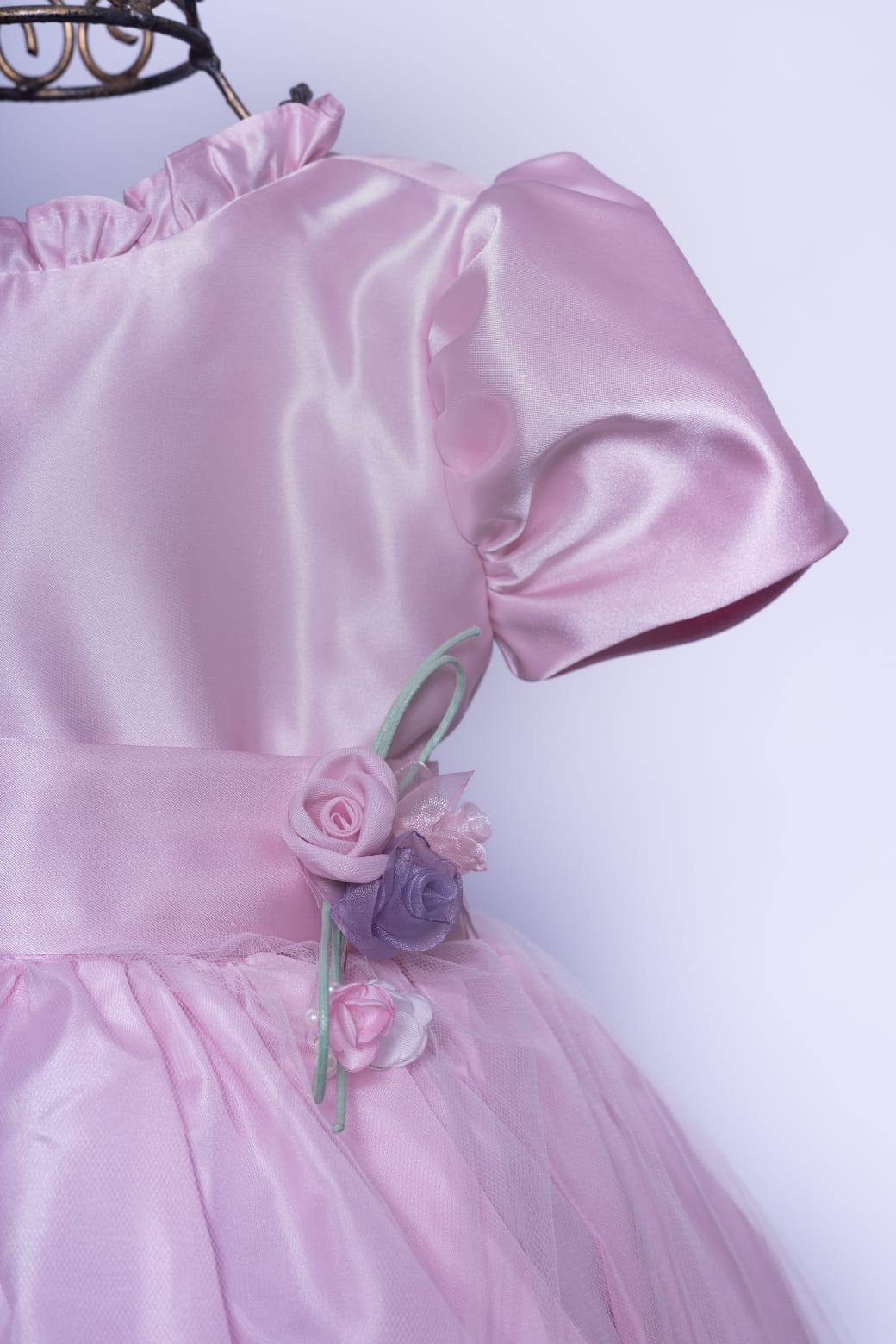 Vestido Infantil Festa Rosa Buá
