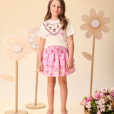 Conjunto Infantil Menina Rosa Cereja Momi