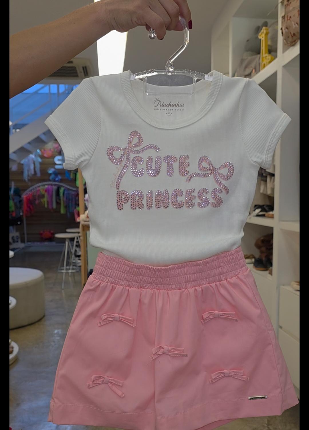 Conjunto Infantil Princesa Pituchinhus