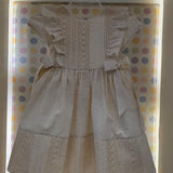 Vestido Bebê Renda Crochê Buá