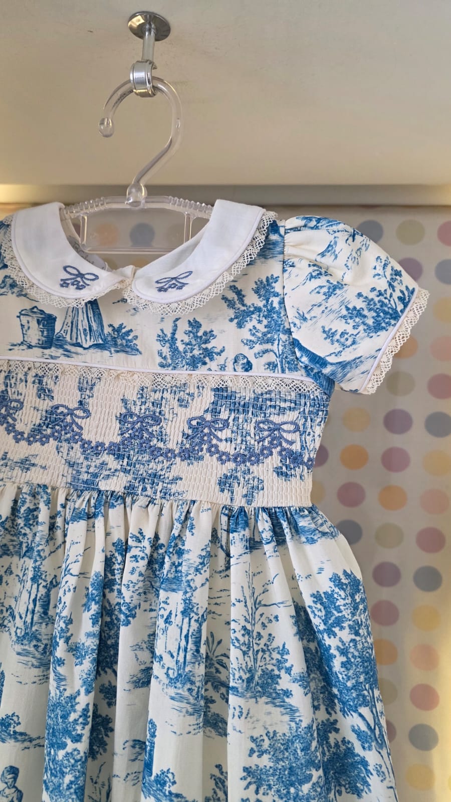 Vestido Infantil França Azul Buá