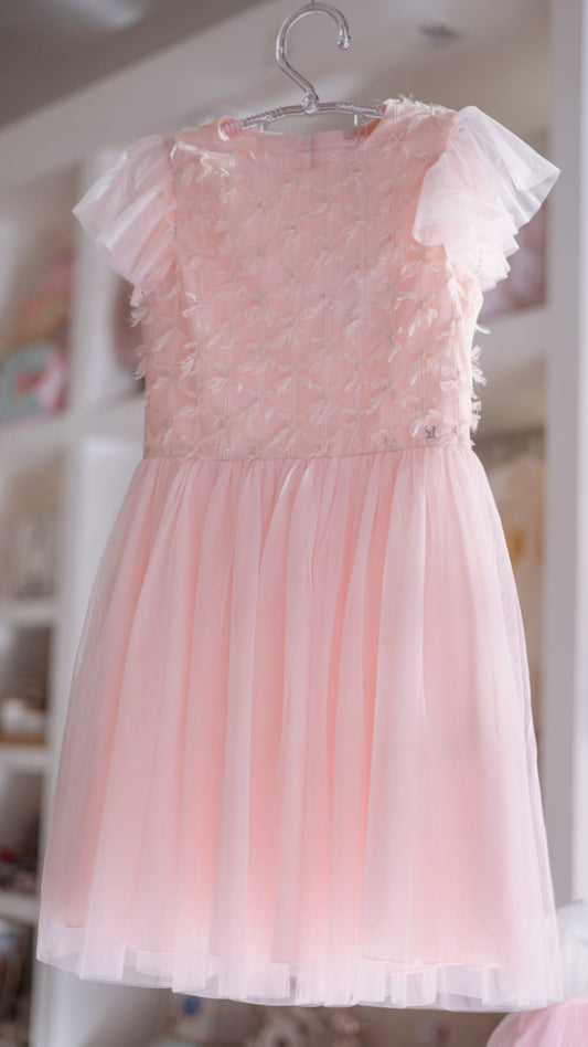 Vestido Infantil Rosa Baby Petit Cherie