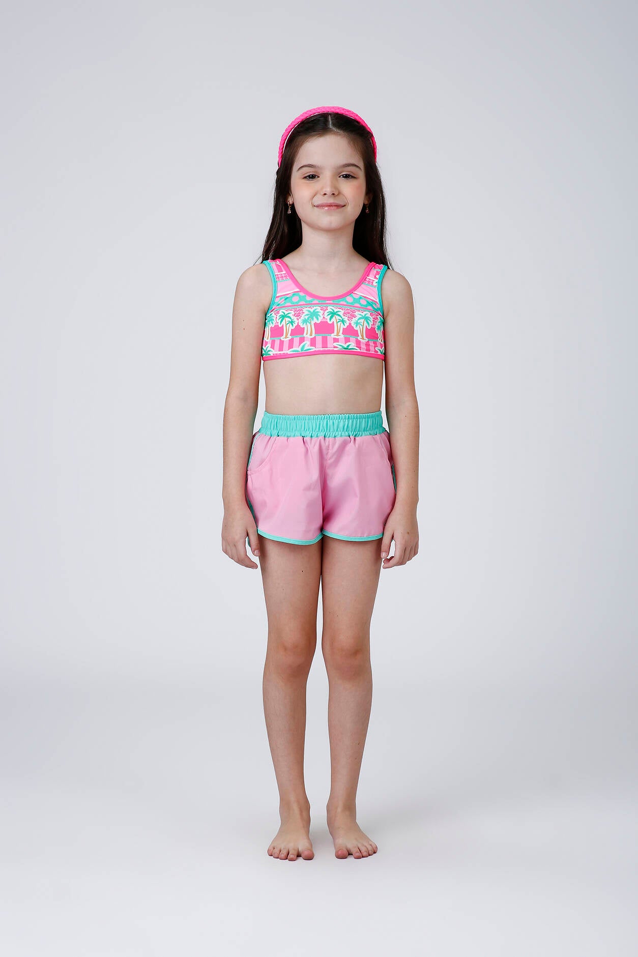 Short Infantil Letícia Rosa Siri