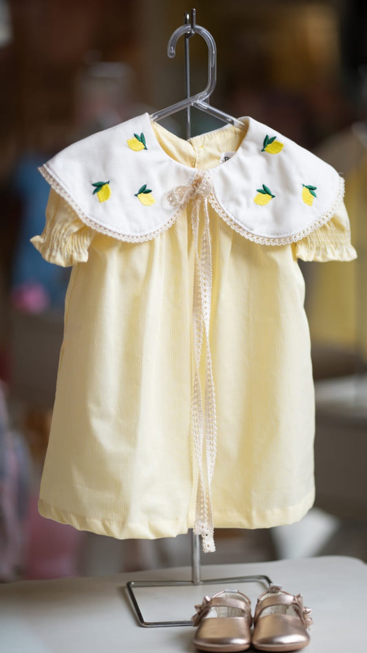 Vestido Bebê Limão Siciliano Buá