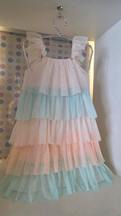 Vestido Infantil Creme Color Petit Cherie