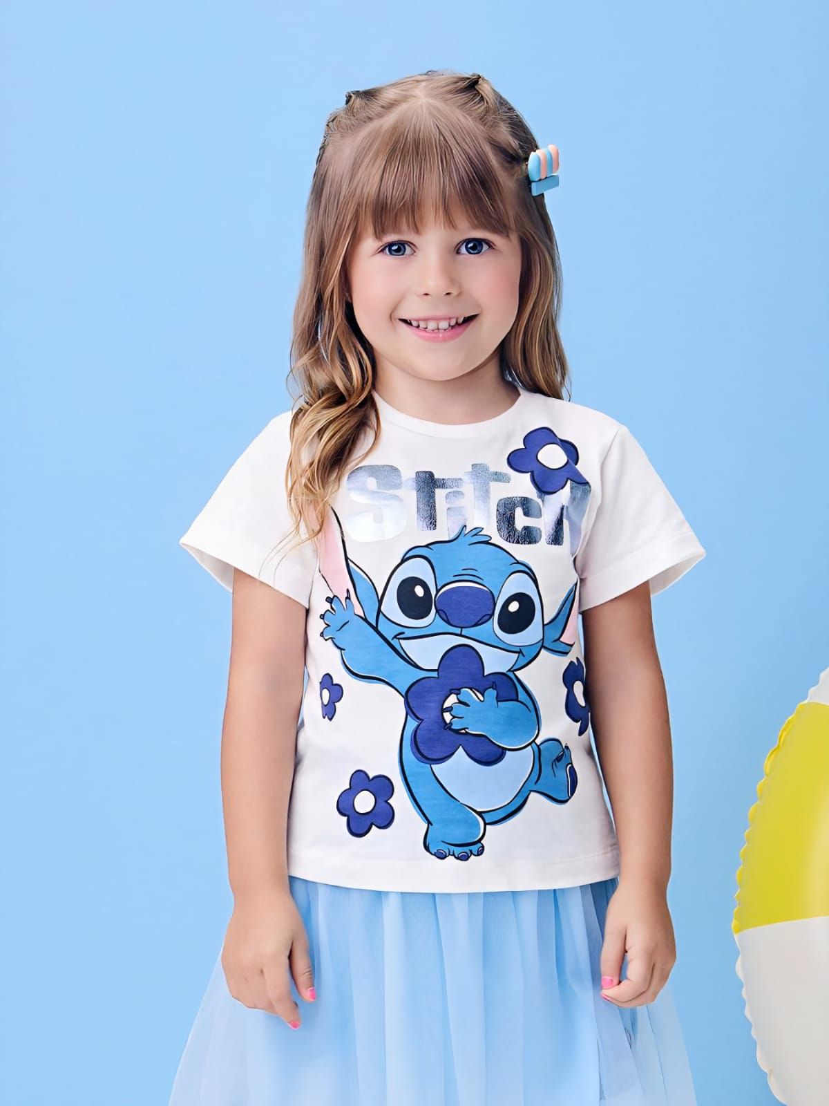 Conjunto Infantil Stitch Azul Momi