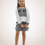 Conjunto Infantil Xadrez Preto Buá