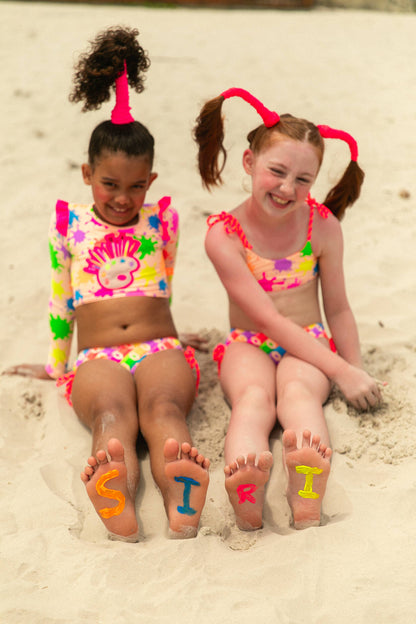 Biquíni Infantil Lorena Colorir Siri