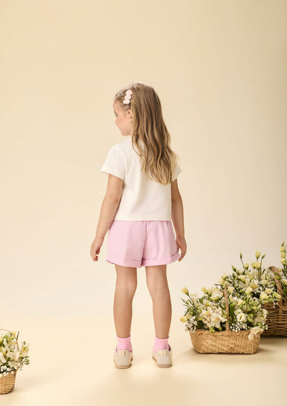 Conjunto Infantil Menina Hello Kitty Rosa Momi