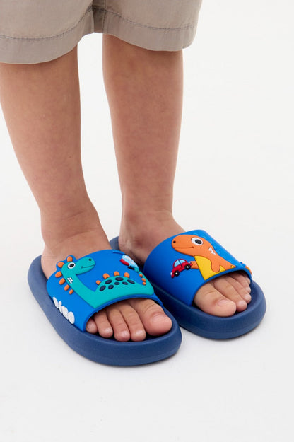 Chinelo Dino Azul