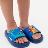 Chinelo Dino Azul