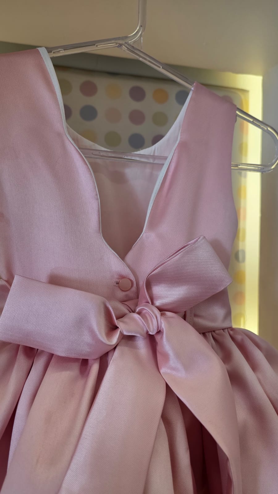 Vestido Infantil Saia Dupla Rose Laço Buá
