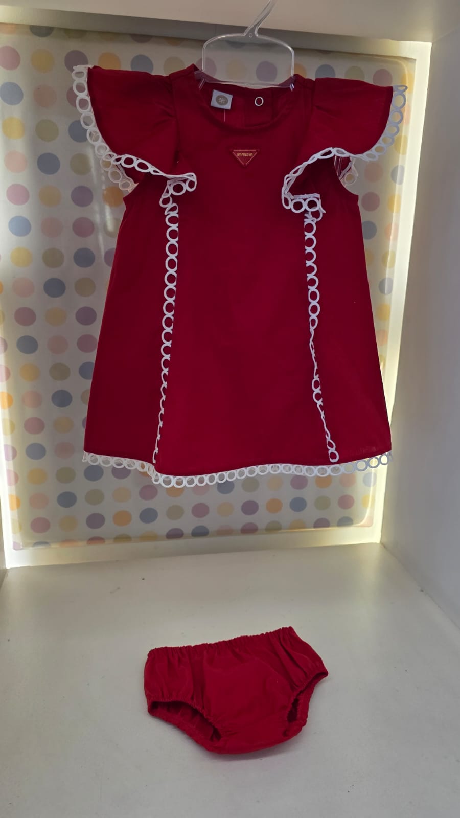Vestido Bebê Vermelho UM+UM