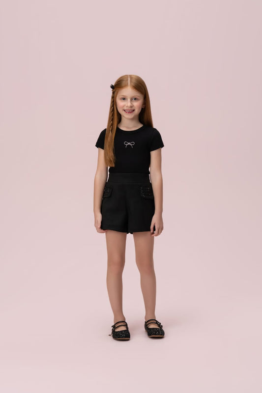 Conjunto Infantil Preto Petit Cherie