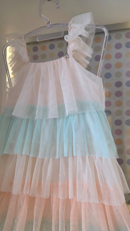 Vestido Infantil Creme Color Petit Cherie