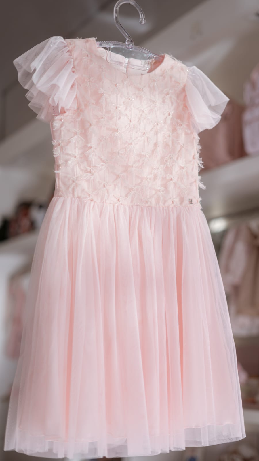 Vestido Infantil Rosa Baby Petit Cherie
