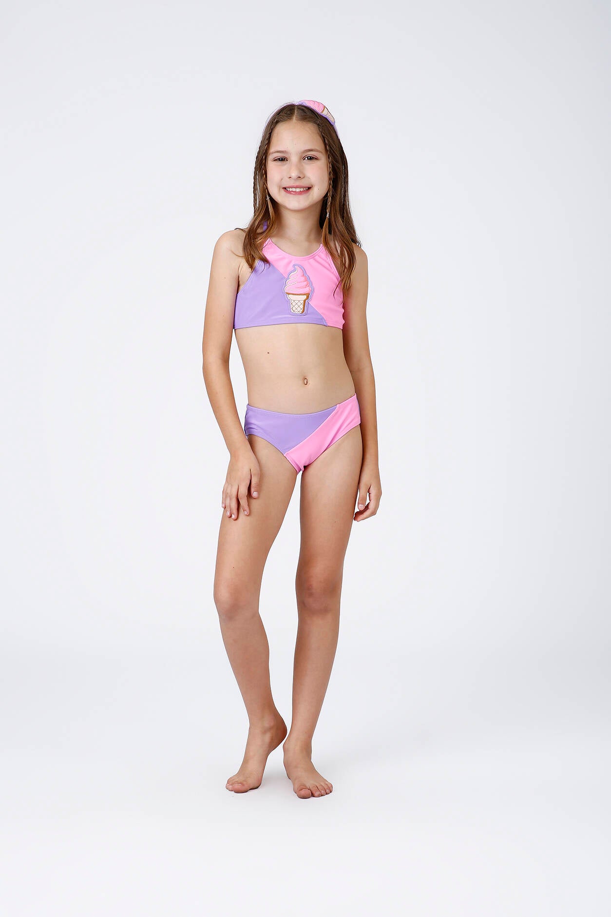 Biquíni Infantil Tais Ice Cream Siri