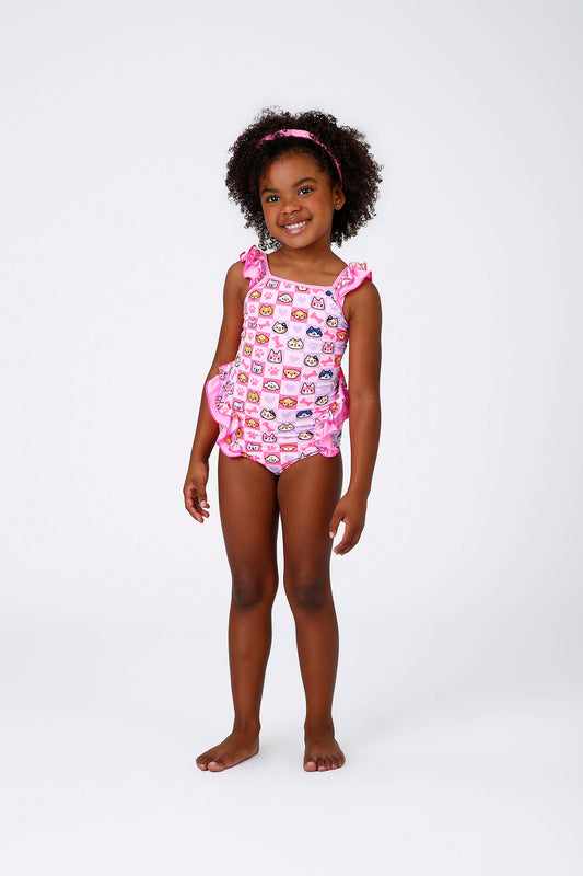 Maiô Infantil Larissa Pets Siri