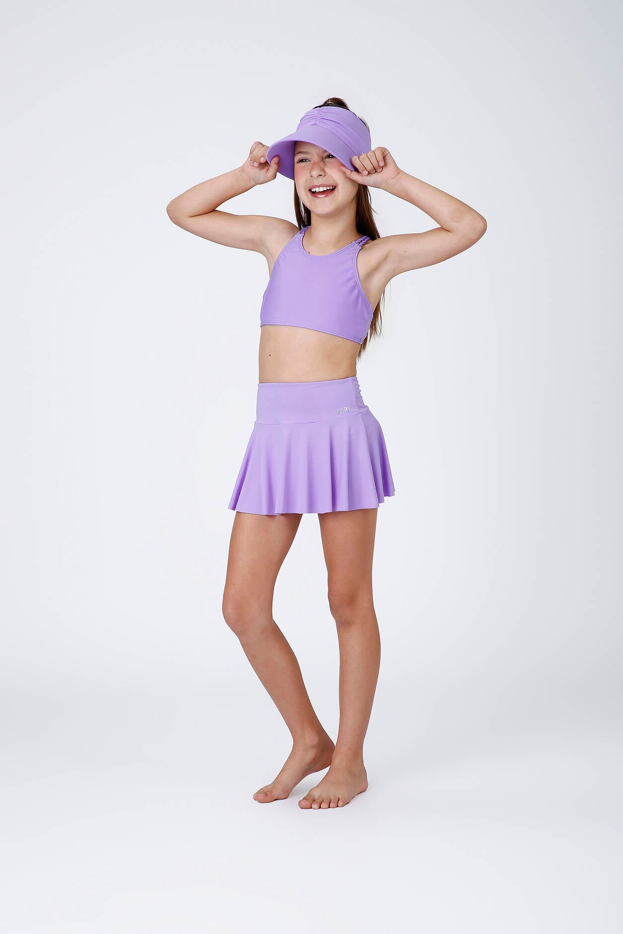 Saia Infantil Luisa Lavanda Siri