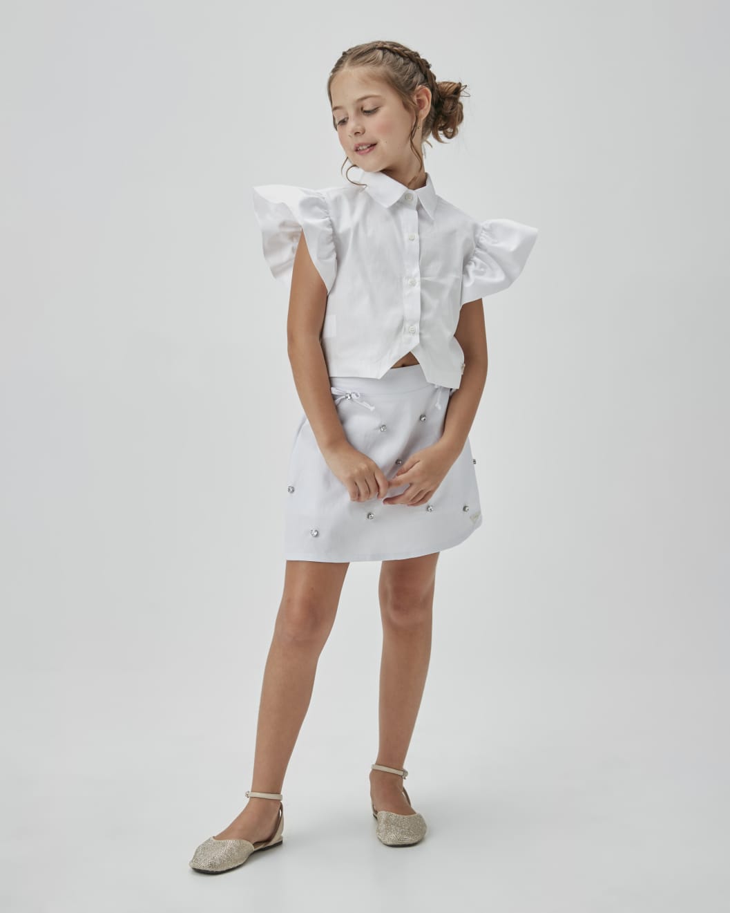 Conjunto Infantil Branco UM+UM