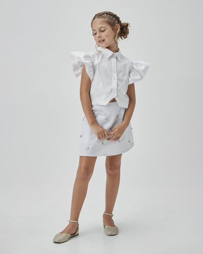 Conjunto Infantil Branco UM+UM