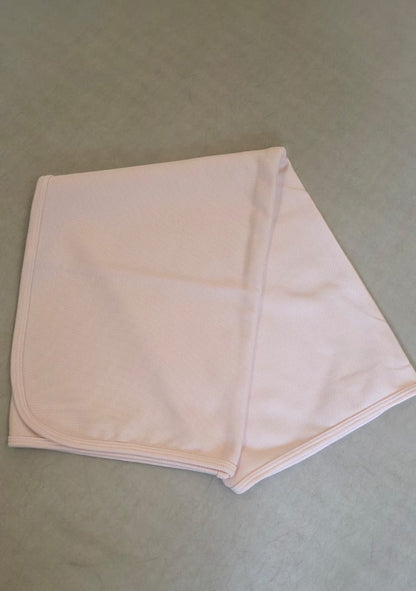 Manta Malha Tricotada Rosa Buá