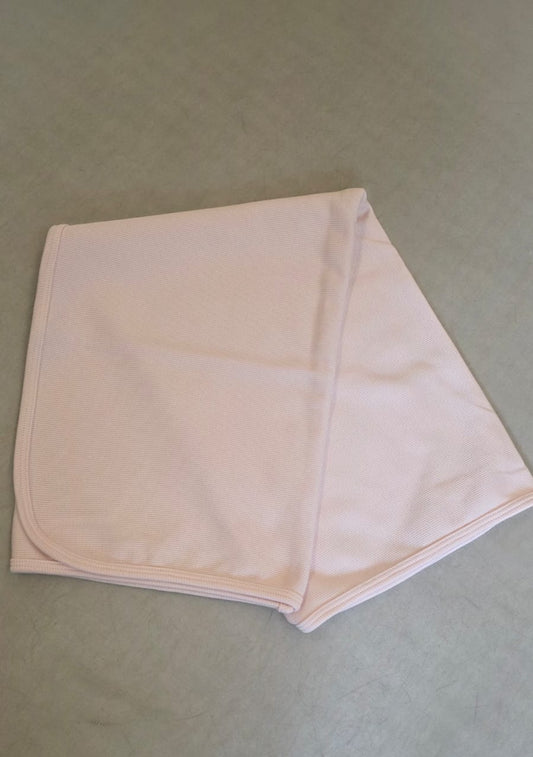 Manta Malha Tricotada Rosa Buá