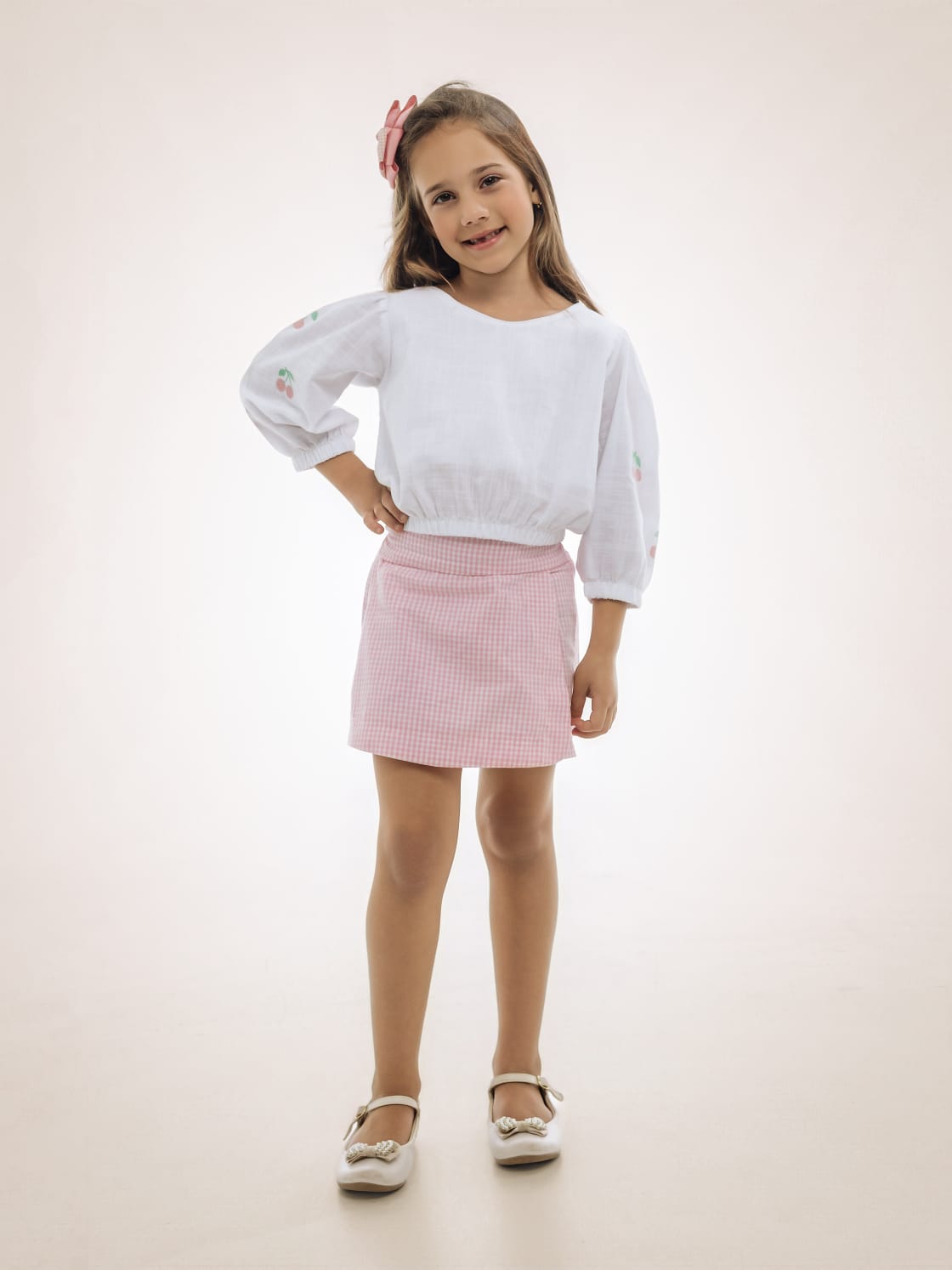 Conjunto Bata Cereja Buá
