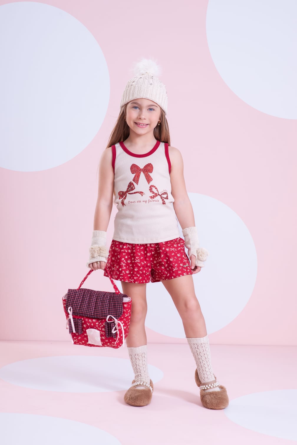 Conjunto Infantil Regata Laços Pituchinhus