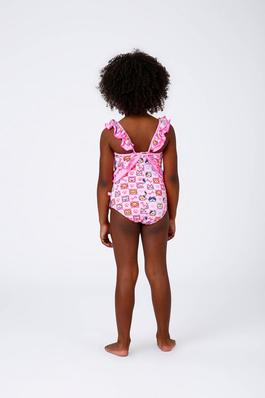 Maiô Infantil Larissa Pets Siri