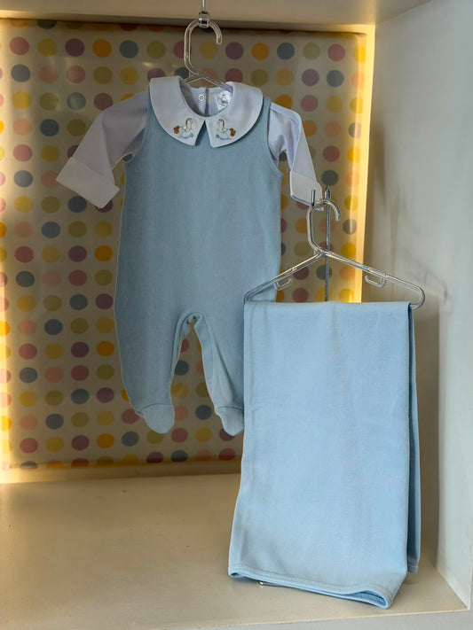 Jardineira/Body Baby Toys Cavalinho Buá