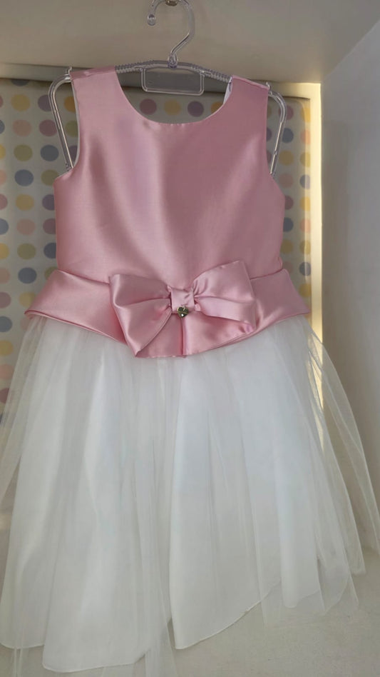 Vestido Infantil Menina Rosa Zibeline Buá