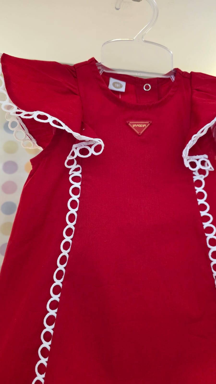 Vestido Bebê Vermelho UM+UM