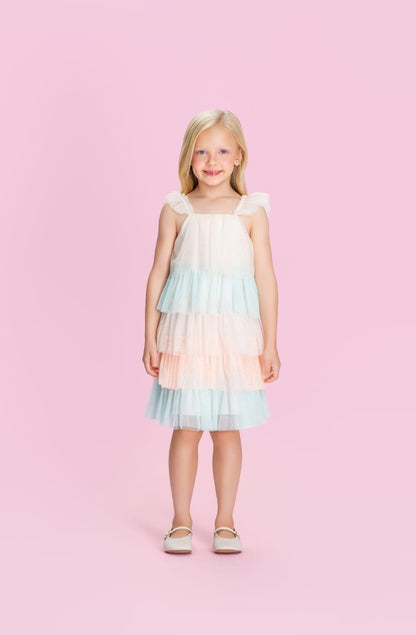 Vestido Infantil Creme Color Petit Cherie