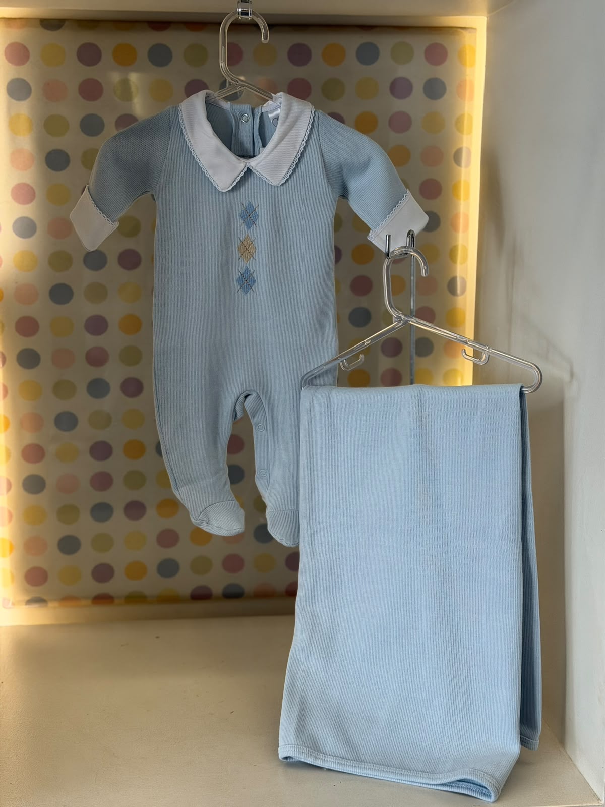 Macacão Bebê Escócia Azul Buá