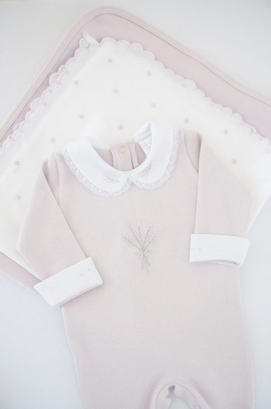 Macacão Bebê Lavanda Lilás Buá