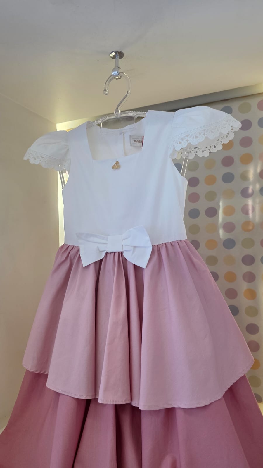 Vestido Infantil Tricolor Buá