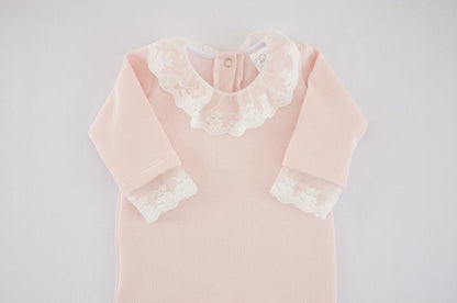 Macacão Bebê Rosa Belle Buá