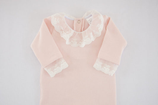 Macacão Bebê Rosa Belle Buá