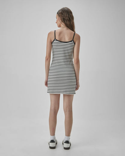 Vestido Teen Malha Listras TWOIN