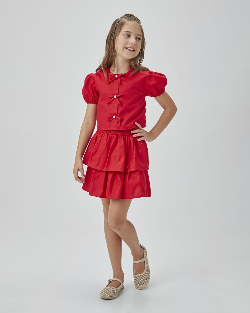 Conjunto Infantil Tricoline UM+UM