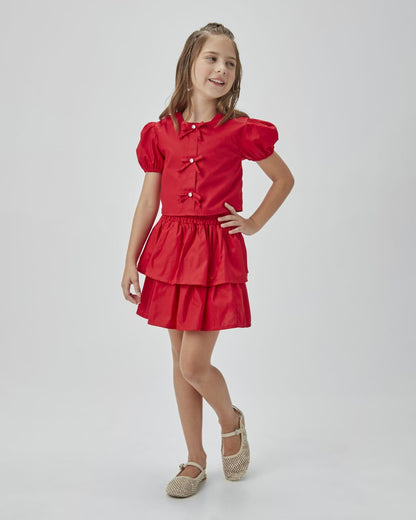 Conjunto Infantil Tricoline UM+UM