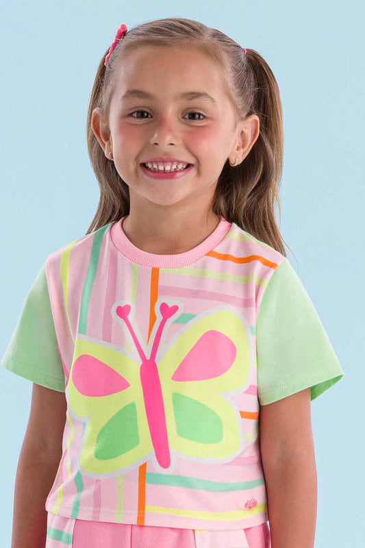 Conjunto Infantil Borboleta Color Mon Sucré