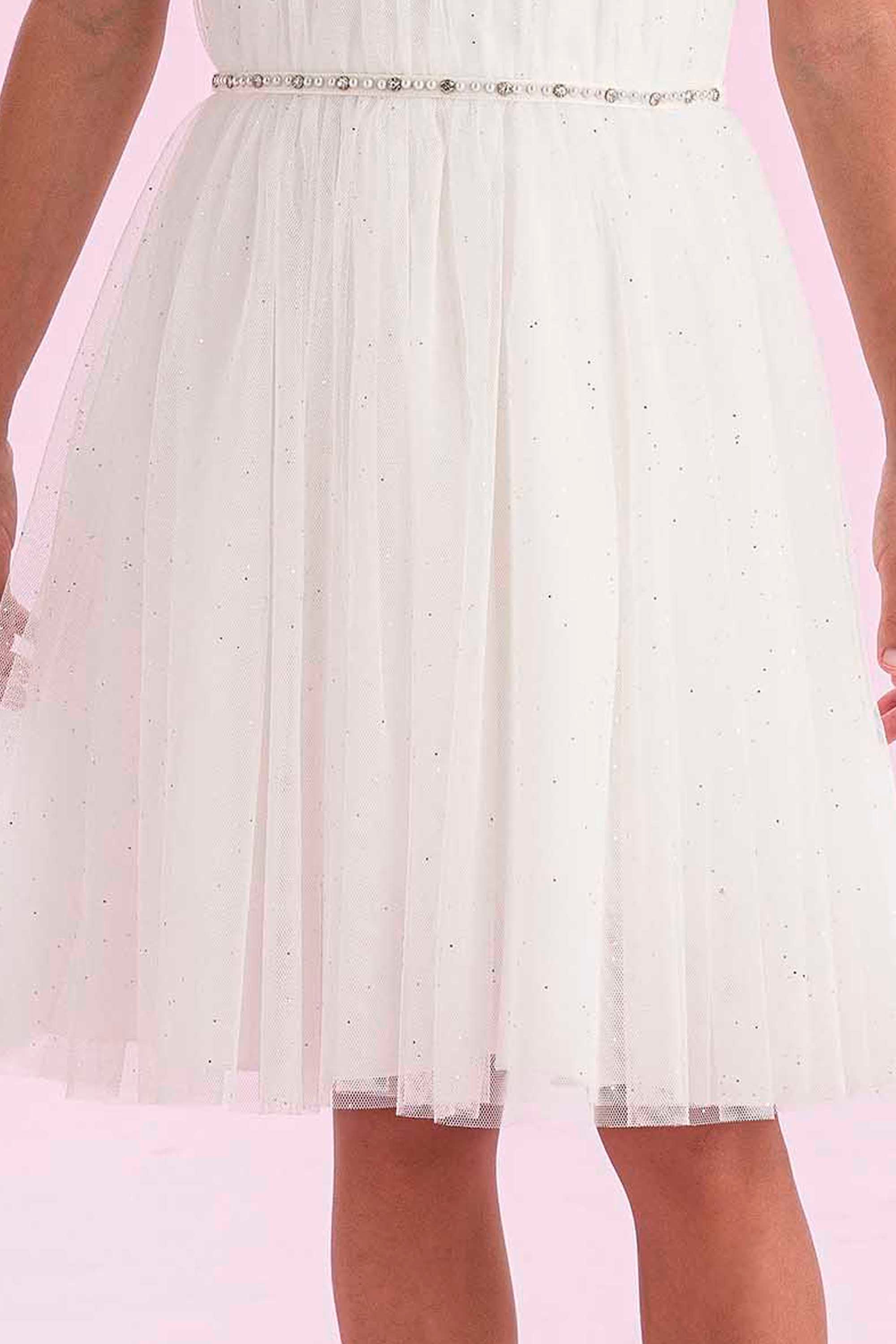 Vestido Infantil Tule com Pedrarias Petit Cherie